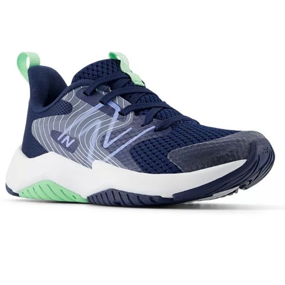 New Balance Kids Blue and Mint Sneakers